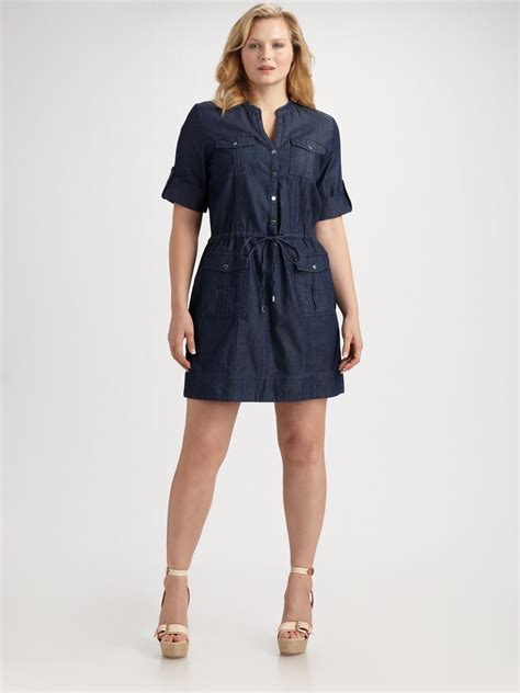 michael kors denim dress